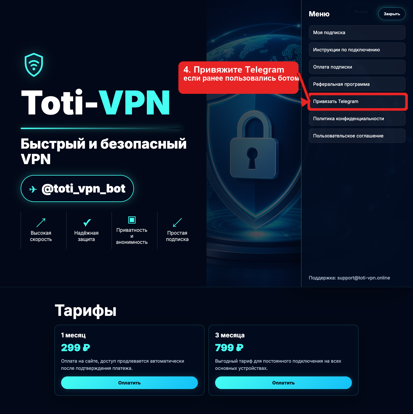 Скриншот инструкции Windows